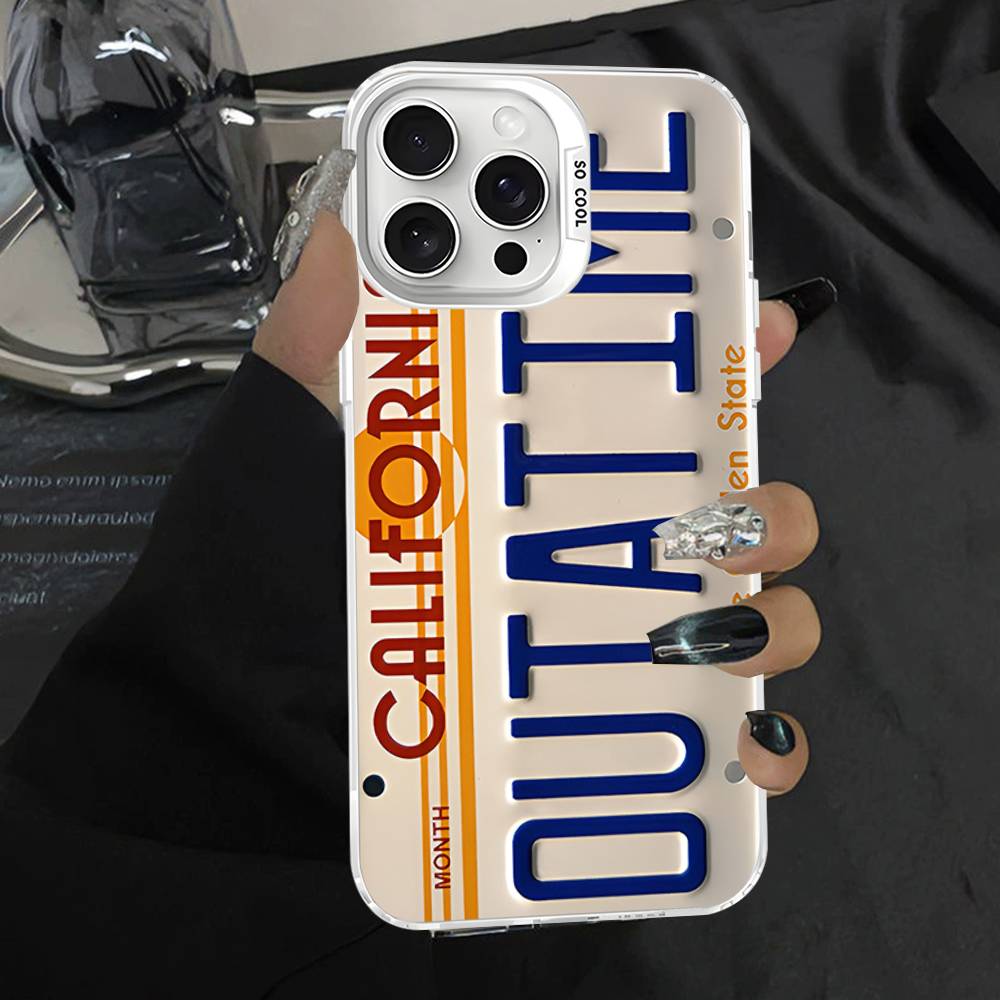 

Movie Back To The Future Phone Case For IPhone 17 16 15 14 13 Pro 12 11 Pro Max PLUS Color Back Cover iPhone 14pro max