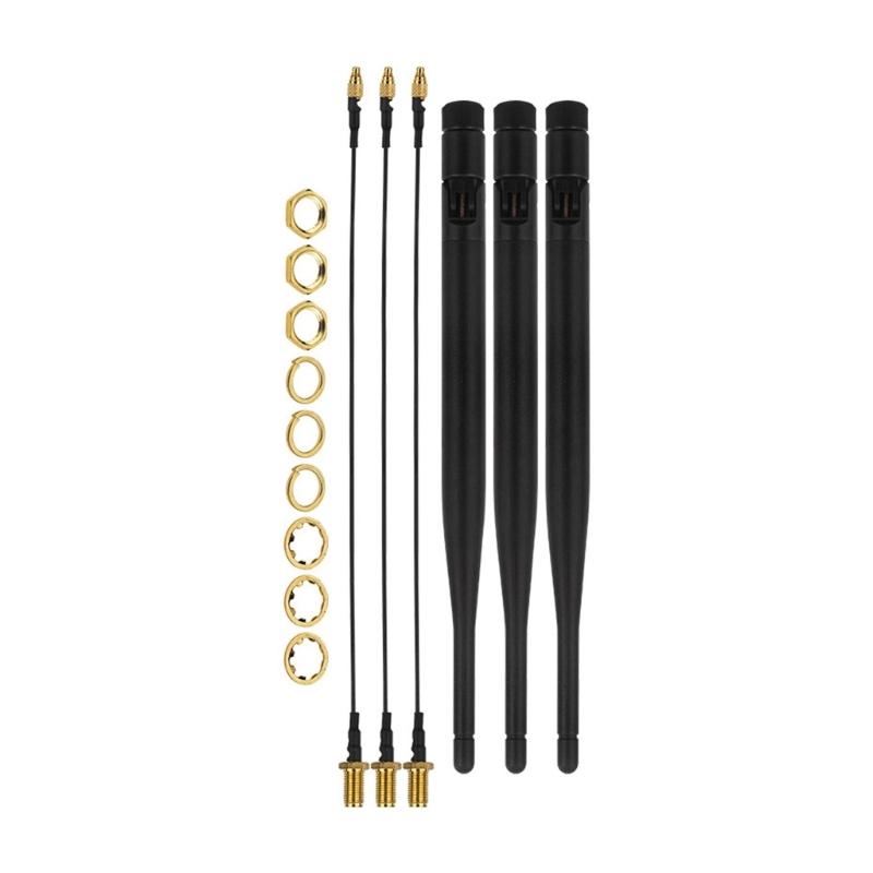 External Antennas Antennas MMCX Straight Male to SMA For OpenWrtOne Boosting Wireless Signal Coverage And Stability