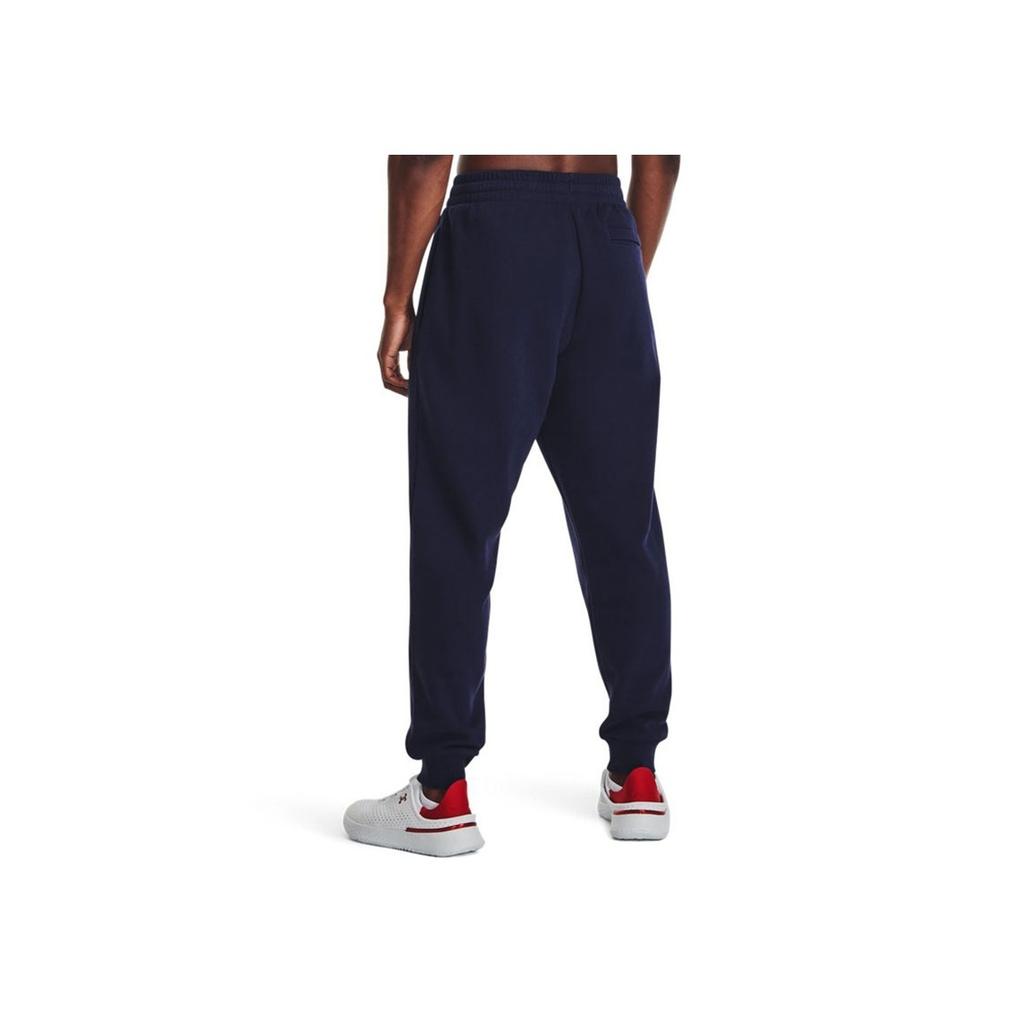 Under Armour Rival Solid Fleece Training Jogger Pants Men Bottoms Dark-Blue 1379774-410