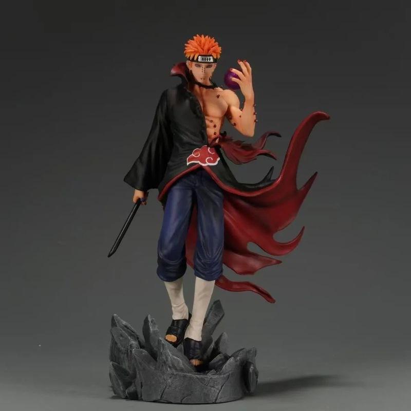 23cm/9in Klasyczne Figurki Anime Naruto Figurka Pain Model Statuetka PVC Kolekcja Dekoracja Ozdoba na Biurko Zabawki Urodzinowe Prezenty