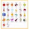 Wooden Spelling Word Games Toddler Montessori Toys Letter Learning Fine Motor Early Education Alphabet Puzzle Matching Game