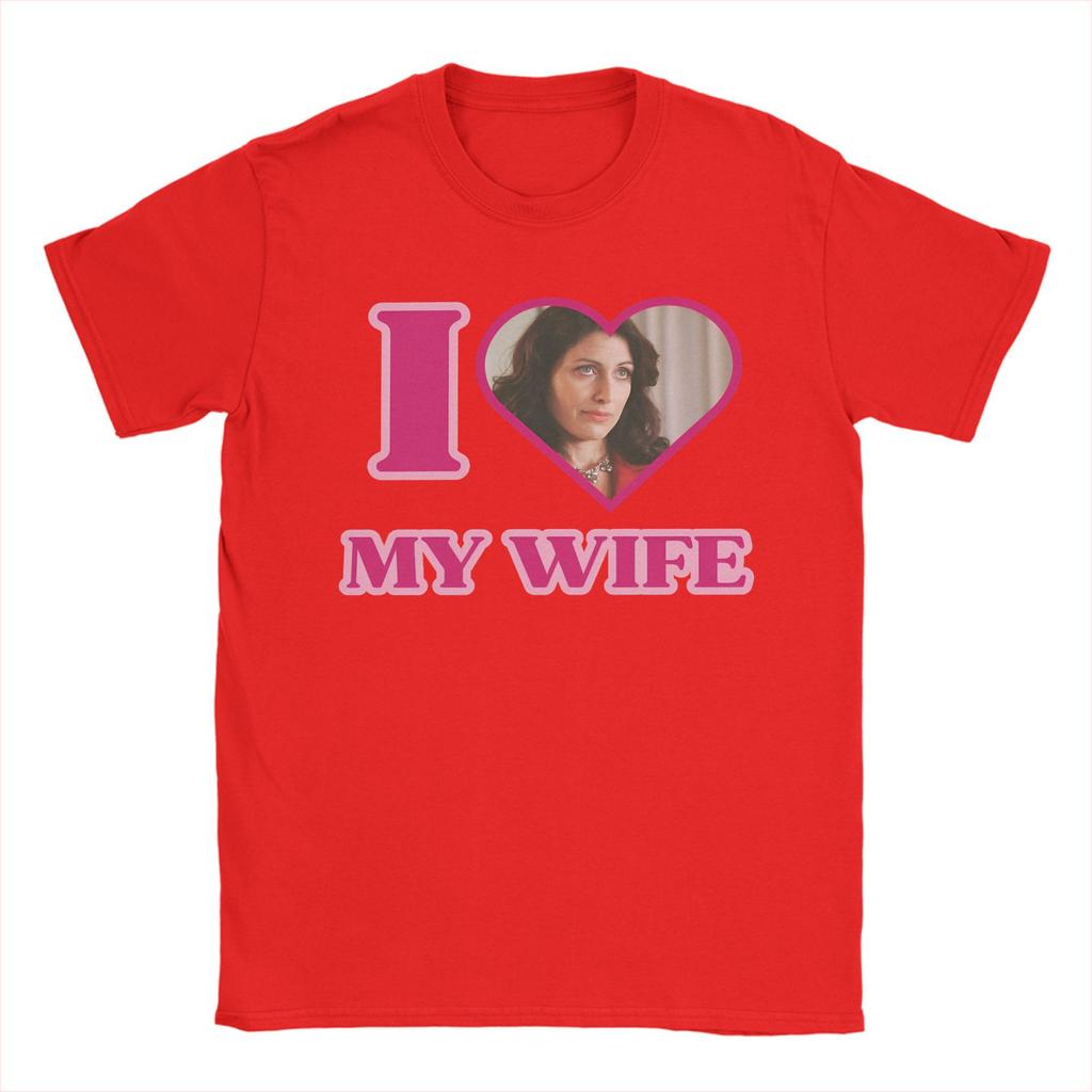 Übergroßes T-Shirt I Love Lisa Cuddy House MD Baumwoll-T-Shirts Hip-Hop T-Shirt für Männer Sommer Geniales Kurzarm-Top T-Shirts