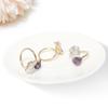 Verstellbare Kristallcluster Fingerringe Turmalinringe Handgefertigt Verstellbare Offene Ringe Accessoire für Frauen und Mädchen