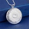 New Arrive 40-75cm 925 Silver seashell Photo open Frame Necklace Snake Chain For Woman Man Wedding Jewelry
