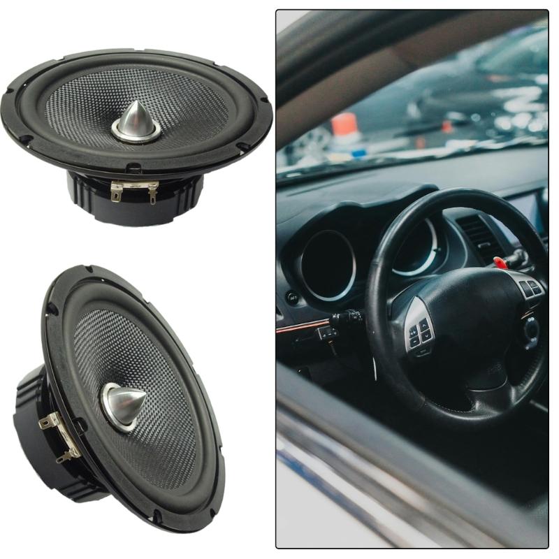 6.5inch Midrange Bass Speakers Magnetical Sound Speakers Woofer Loudspeaker Amplifier Home Full Frequency Loudspeaker