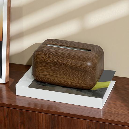 Tissue Box Cover Large Capacity Easy To Use Spring-loaded Universal Decorative Cube Facial Tissue Holder Paper Dispenser