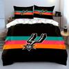 """Juego de Cama con Logo de Black Spurs" Juego de Funda Nórdica para Cama Funda Nórdica Fundas de Almohada""" (1 * Funda de edredón 2 * Fundas de almohada, sin relleno de edredón)