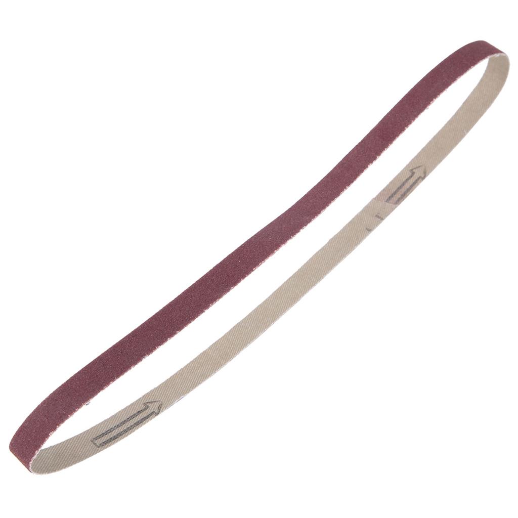 10PCS Sanding Belt Aluminium Oxide Sandpaper Sander Abrasive Band Strap 533 x 9mm (180#)