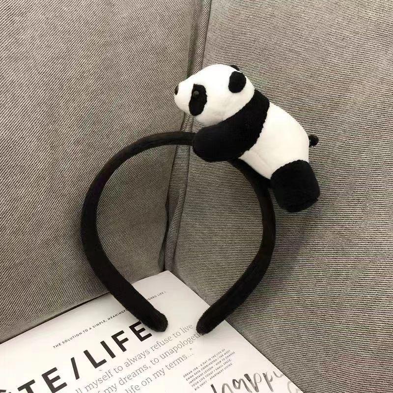 Cute Red Panda Plush Headpiece Headband - Zoo Hair Accessory for Children & Adults