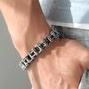 Edelstahl Biker Kette Armband Herren Armband Gliederkette Motorrad Fahrrad Stil Armbänder Mode Punk Armreifen Schmuck