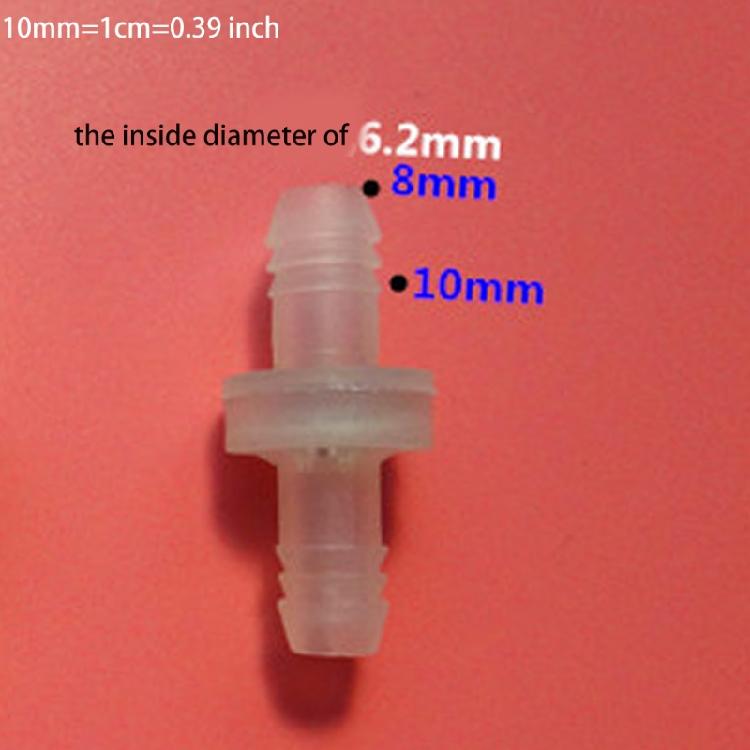 5/6/7/8mm/5-M10 Plastic One Way Inline Check Val Ve Gas Air Liquid Water Petrol