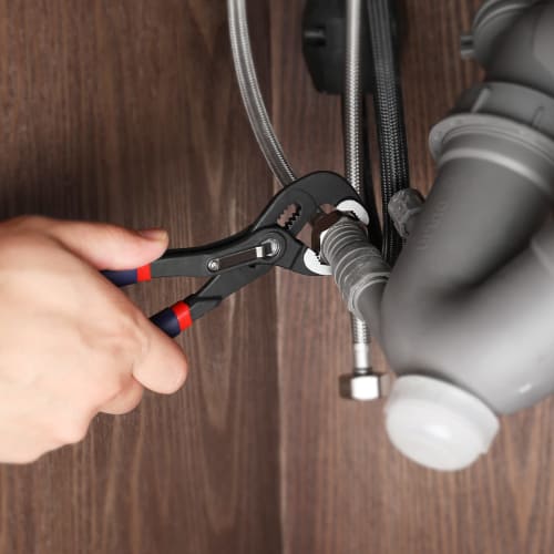 WORKPRO Water Pump Pliers, 12-way Adjustment, 180mm Overall Length, Quick Release Adjustment