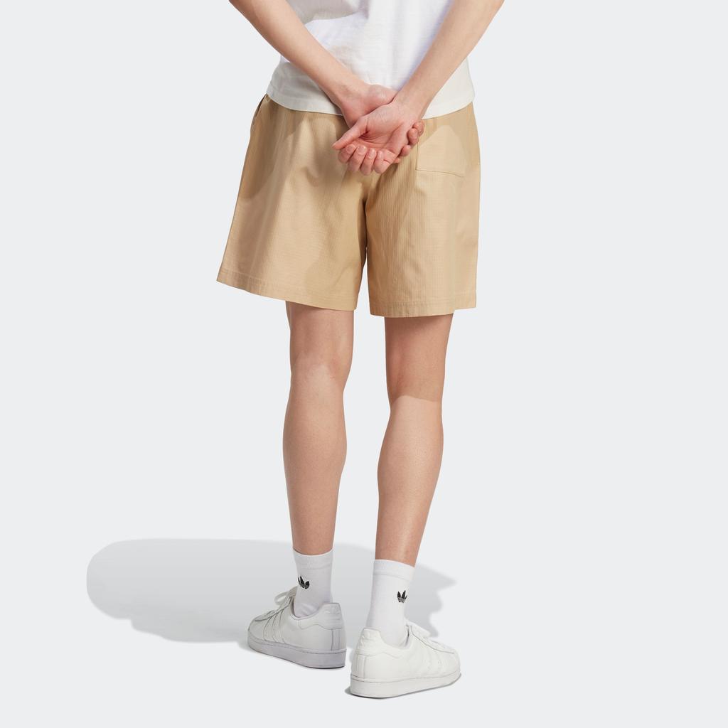 Adidas Originals Trefoil Cotton Shorts Men Bottoms Magic-Light-Brown IT8176