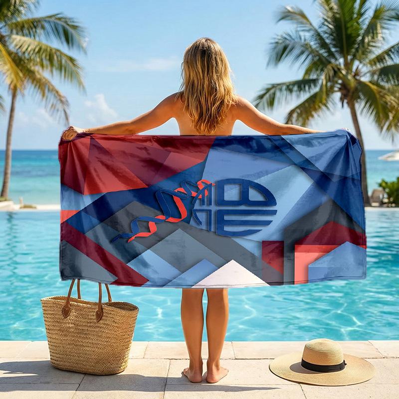 Bolton Wanderers FC Print Quick Dry Beach Towel Microfiber Absorbent Portable Travel Swimming Towel