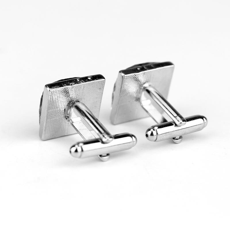Buy Fashion Cuff Links Charm Men Shirt Cufflinks Purple Square Trendy