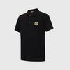 Men's Spring and Summer Exquisite Embroidery Versatile Polo Collar Shirt