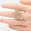 Fashion Charm Eternity Promise Rings Women Synthetic Cubic Zircon Stylish Accessories Wedding Engagement Luxury Jewelry