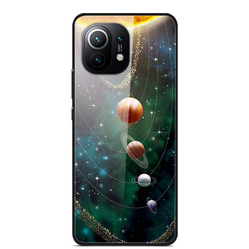 Luxury Cover Case for Xiaomi mi 11 Tempered Glass Cover for Xiaomi mi 11 Lite 5G NE Phone Case for Xiaomi Mi 11 mi11 Lite Coque