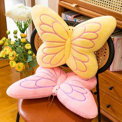 Ins Imitation Kaninhår Fjärilskudde Plyschleksak Gosedjur Docka Flicka Hjärta Kudde Hemdekoration
