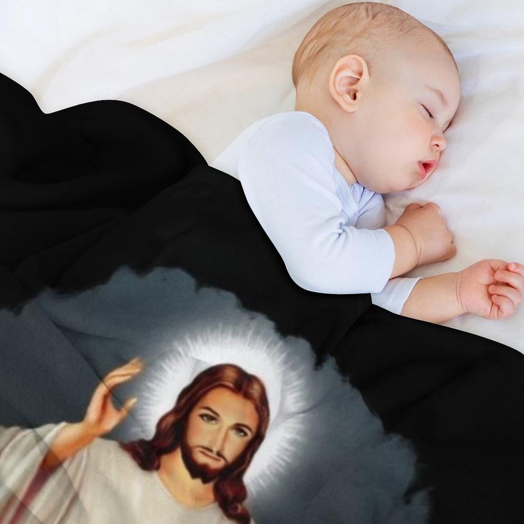 Divine Mercy Throw Blanket Decoratives Soft Plush Plaid warm winter Sleeping Bag Blankets