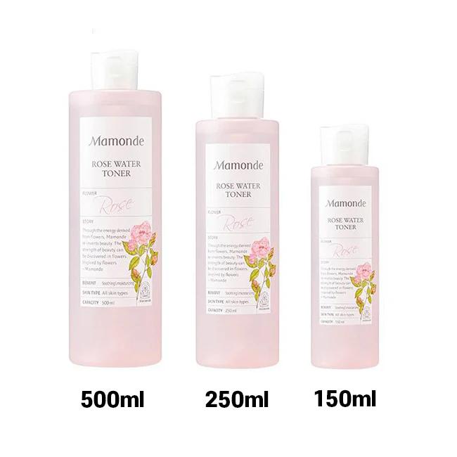 Mamonde Rosenwasser-Toner, vegan, feuchtigkeitsspendend, Kbeauty, koreanische Kosmetik, Probe