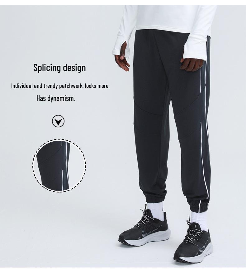 Men's Quick-Dry Loose Sports Pants for Basketball, Running, and Outdoor Activities