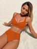 European & American Style 2026 High-Waisted Bikini - Sexy Two-Piece Swimsuit for Women