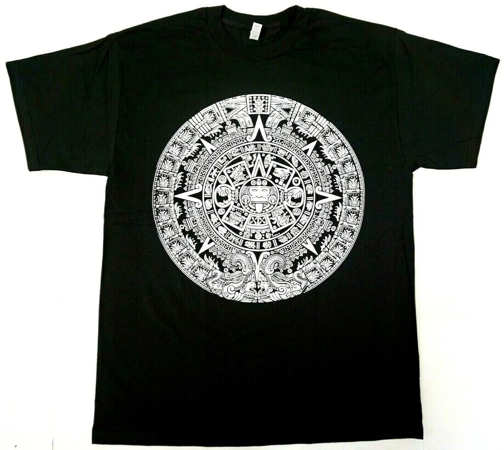 Mexico T-shirt Mayan Aztec Calender Urban Streetwear Men s Tee New Unisex T-Shirt XXXL