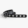 Love Corn Buckle Decorative Belt Women's Decorative Waist Versatile Women's Fashion Peach Heart Buckle Hollow Simple Trend