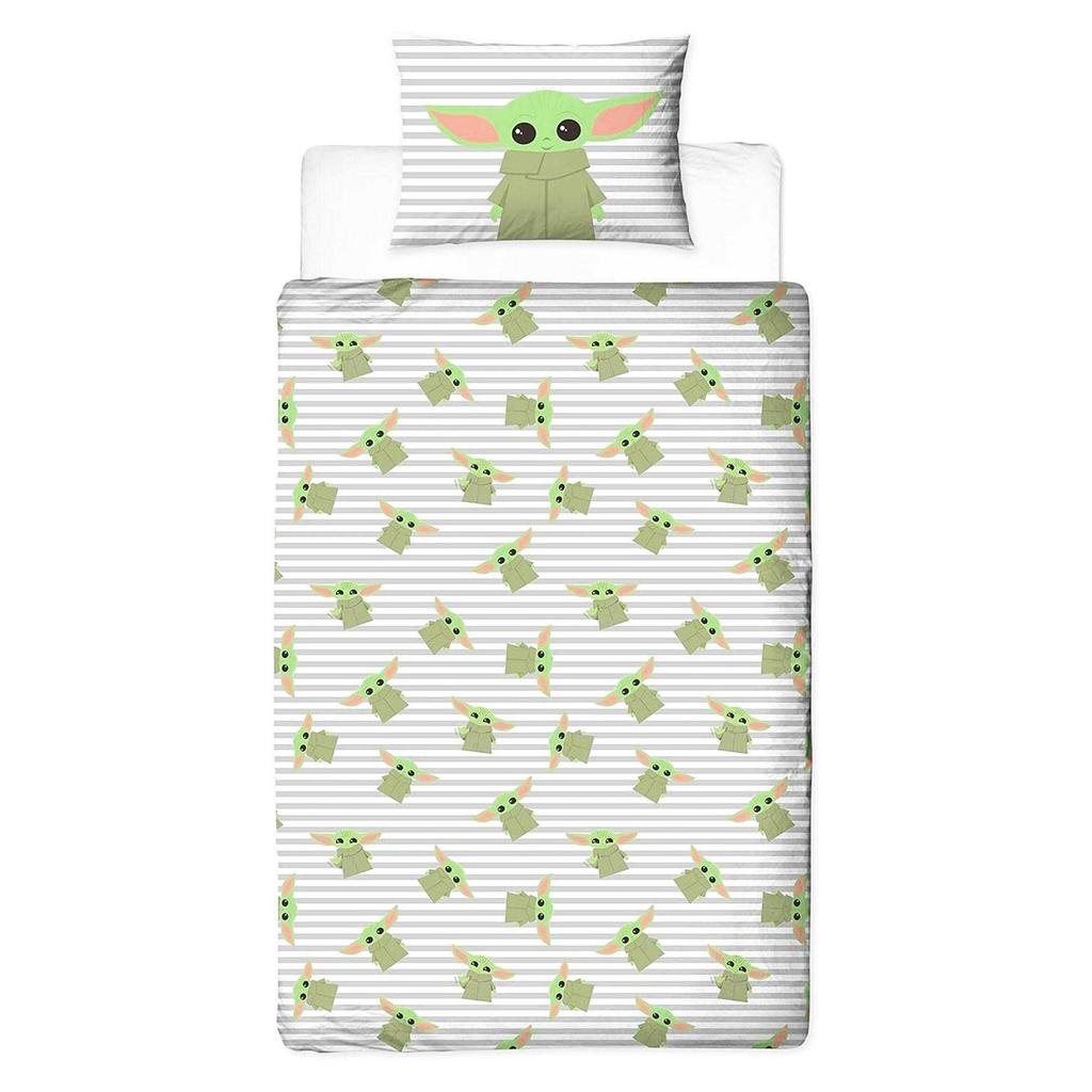 Star Wars The Mandalorian Baby Yoda Reversible Duvet Set