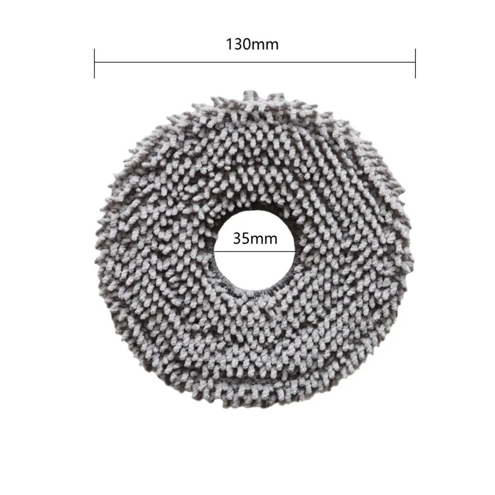 6pcs Mop Cloths With 4pcs Side Brushes For DREAME X50s Pro Master/for Matrix10 For MATRIX 10 Ultra Vacuum Cleaner Accessories