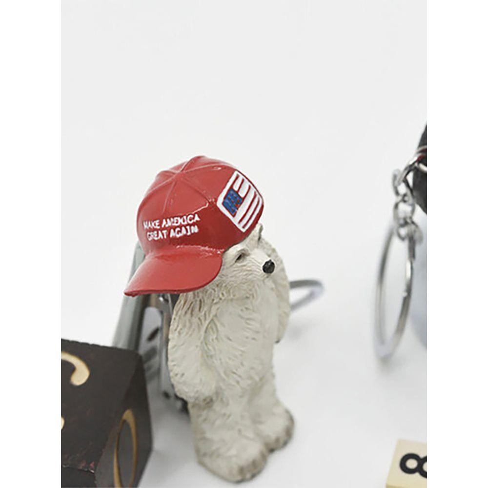briskstyle trump red hat keychain