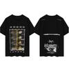 Hot LIFE CAVE 2026 MPT Daily Tide CE Cotton Short-Sleeve Retro Trendy Printed Loose Fit Couple T-Shirt for Men and Women Summer
