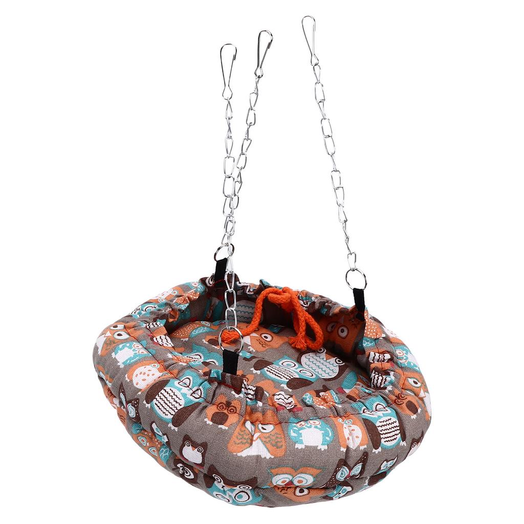 Bird Bed Safe Warm Soft Plush Easy Storage Space Saving Easy Cleaning Suspensible Design Bird Nest