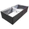 Planter Box Black 157x80x40 Cm Poly Rattan