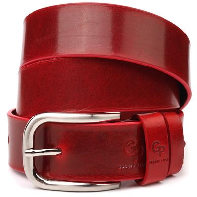 Heller Damen-Ledergürtel GRANDE PELLE Ledergürtel 21475 Rot
