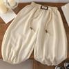 1-8 Years Children's Pants Summer Korean Loose Fit for Boys and Girls Solid Color Casual Sports Pant Baby Kids Jogger Pants