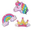 New 5D Laser Diamond Sticker, Diamond Painting Random Sticker, Children'S Cartoon Diy Crystal Diamond