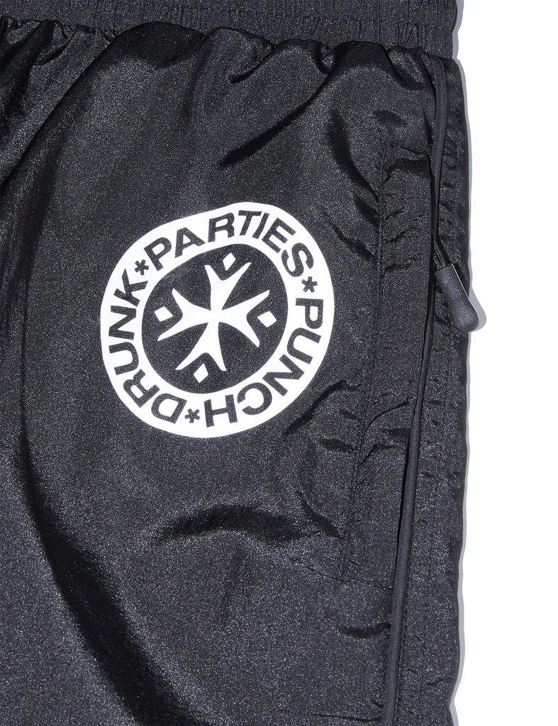 PUNCH DRUNK PARTIES Ghostmark 2-Way Wind Pants (Black)