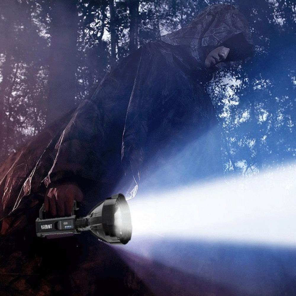 Powerful Illumination LED Flashlight Waterproof Handheld Spotlight USB Rechargeable Light  Camping