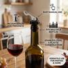 5pcs Silicone Vacuum Bottle Stopper Leakage Proof Design Airtight Seal Plug  Champagne
