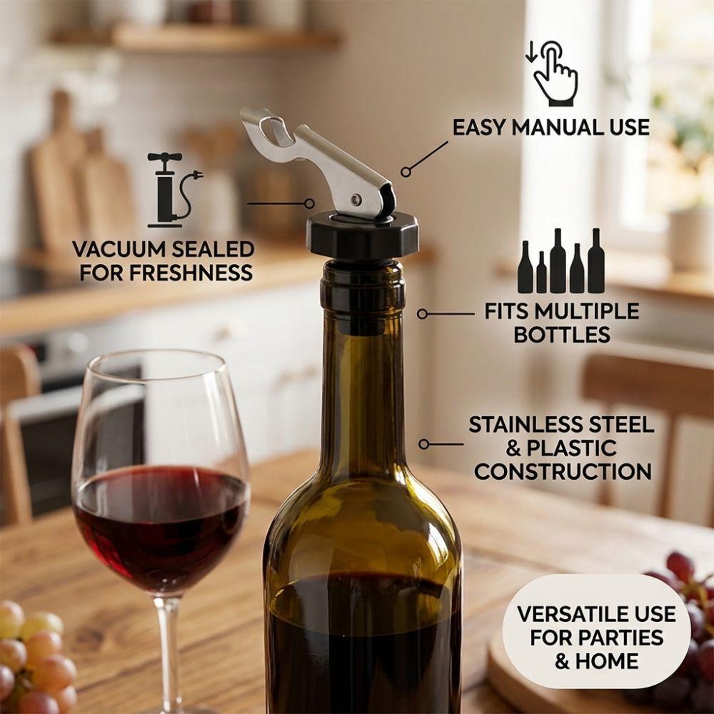 5pcs Silicone Vacuum Bottle Stopper Leakage Proof Design Airtight Seal Plug Champagne