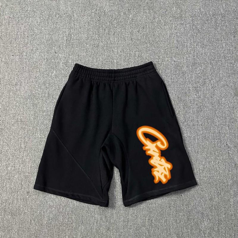Cort Short Devil Island Print Shorts Mens Hip Hop Skate Casual Sweatpants Trendy Streetwear