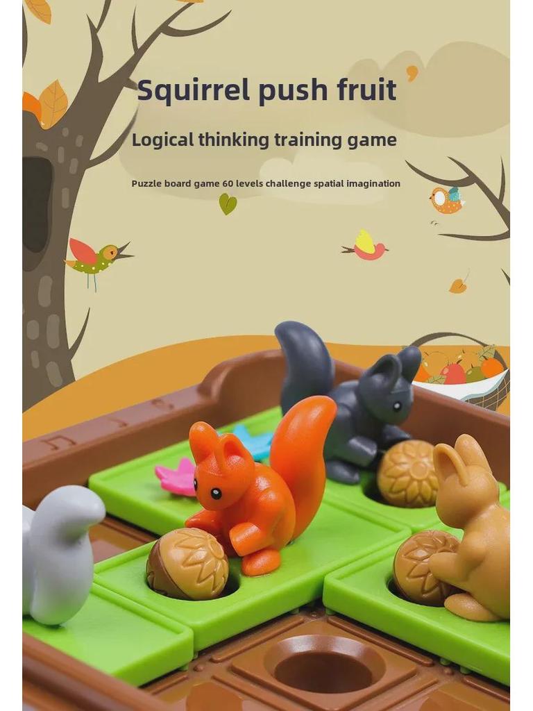 משחק פאזל פירות סנאי: לוח אימון לוגיקה ואסטרטגיה לילדים 4+