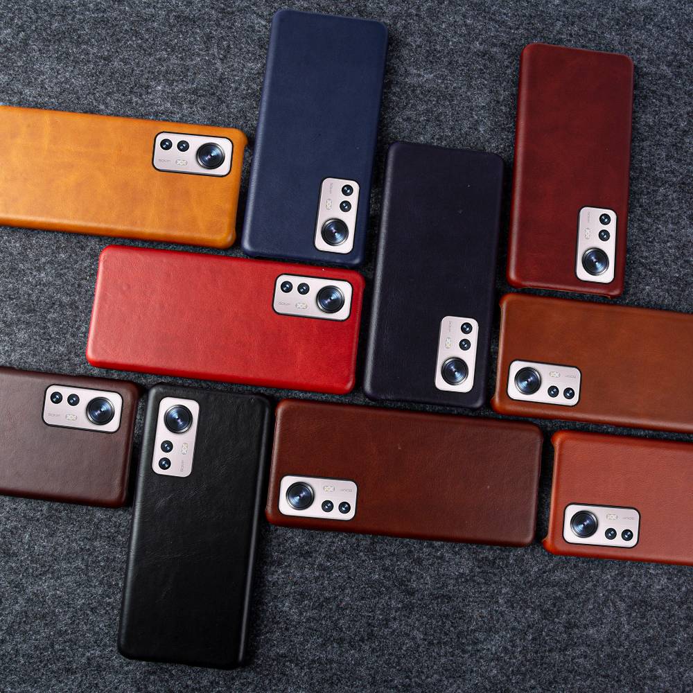 For Xiaomi 12t Pro Cases Oil Wax Pattern Genuine Leather Case Mi 14Pro 12SUltra Mi12Lite 12X Cover Poco X7Pro X3 X4 Coque Fundas