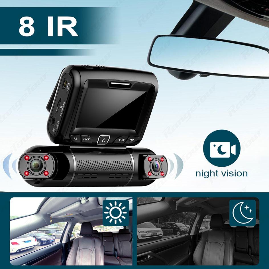 4 Channel 1080P Car DVR WiFi GPS 4 Lens 170 Degree with Rear Camera Dash Cam Dual 8 Infrared Light Night Vision Car Camera