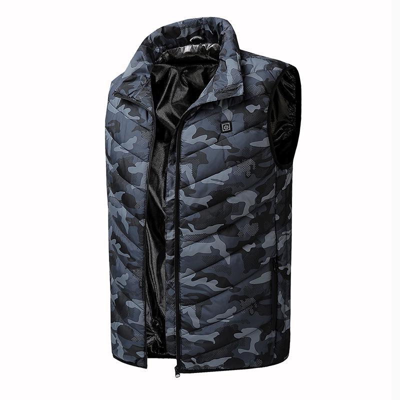 Graphene Heated Vest: Rechargeable, Unisex, Padded Electric Outerwear