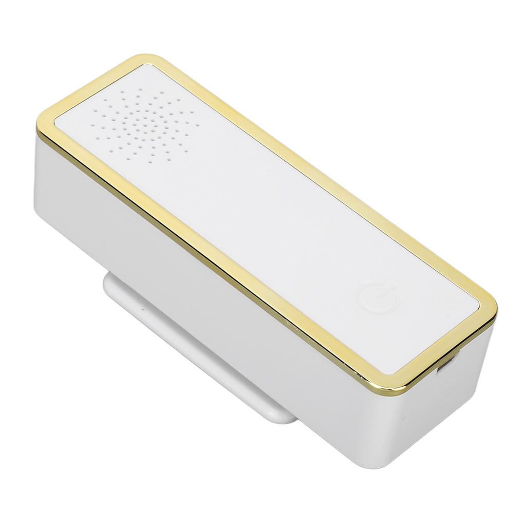 Air Ionizers Rechargeable Mini Portable Moisture Proof Odor Removal LED Air Cleaner for Closet Shoe Cabinet White