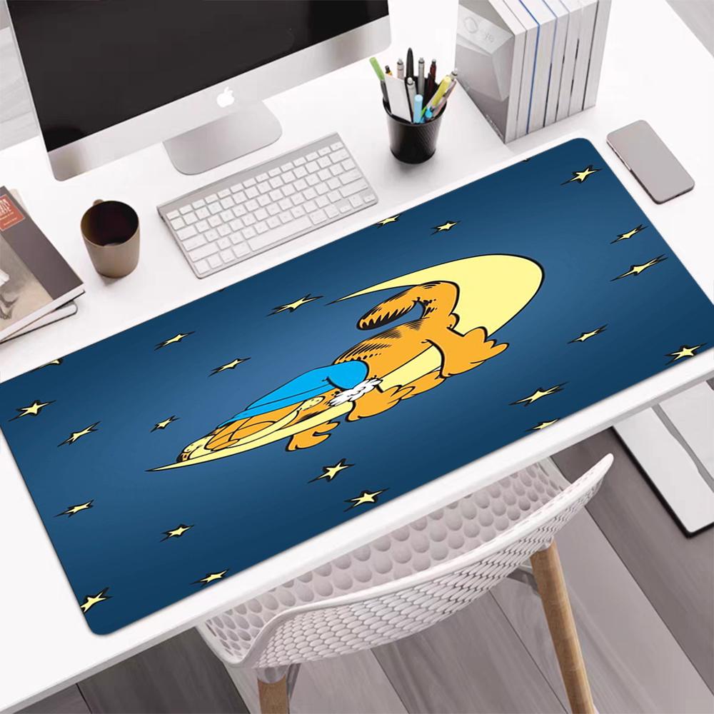 Garfield Theme Mouse Pad, Non Slip Rubber Base, Multifunctional Office & Home Decor, Perfect for Workspace Personalization.