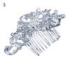 Women's Wedding Flower Rhinestone Faux Pearl Hair Clip Bridal Hair Comb Jewelry
